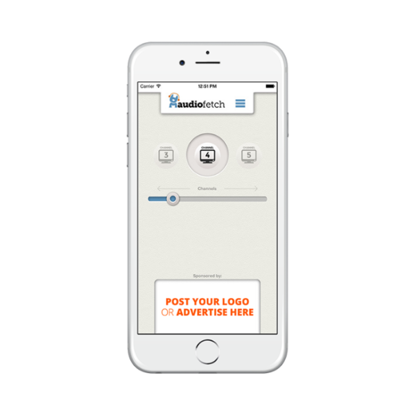 AudioFetch App on iPhone