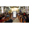 AudioFetch App Being Used During Church Service