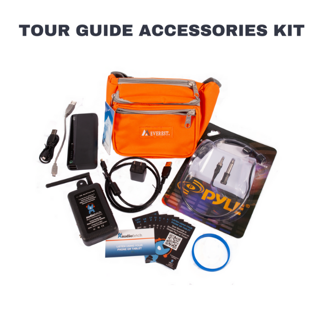 AudioFetch Express Tour Guide Accessories Kit