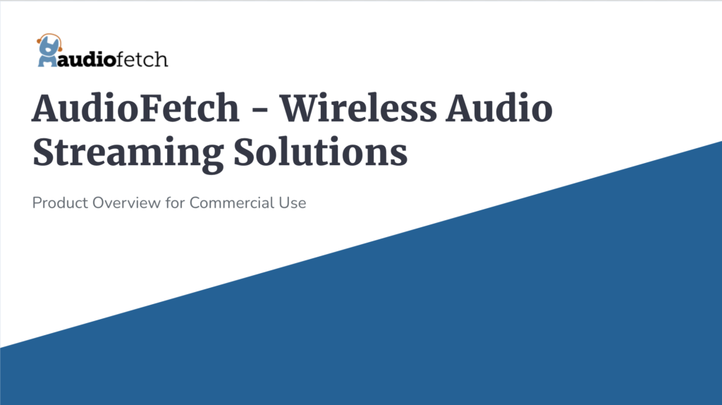 AudioFetch Webinar Thumbnail - AudioFetch Audio Over WiFi