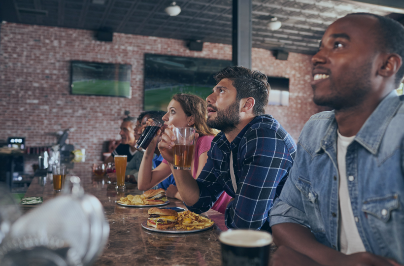 Sports Bars Leveraging Audio Streaming Tech to Attract New Customers - AudioFetch Audio Over WiFi AudioFetch Blog Header - Sports Bars Using Audio Over WiFi Tech